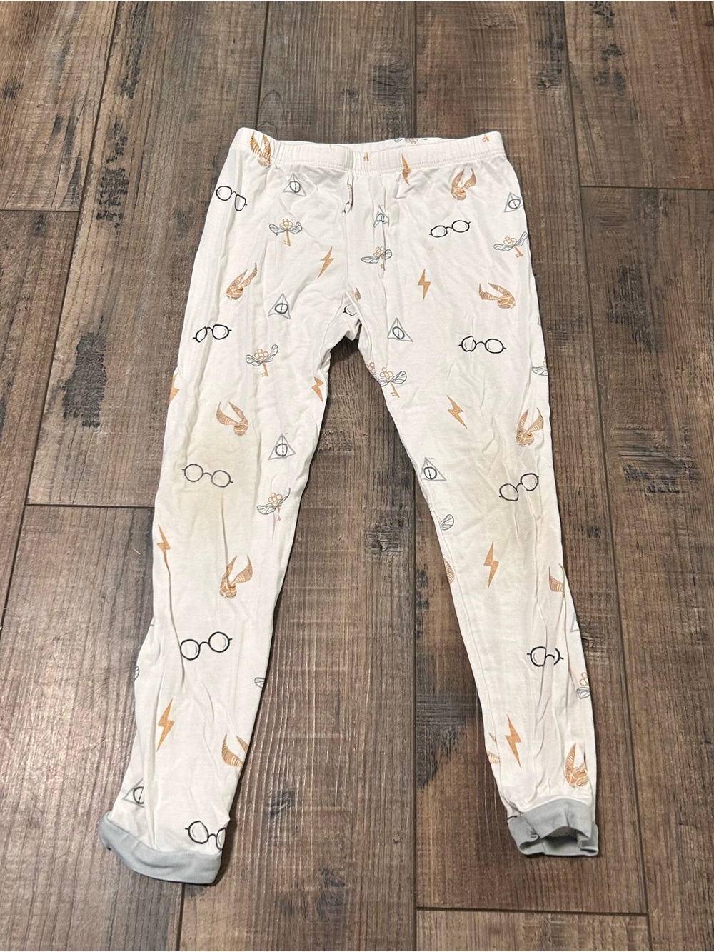 Kyte Baby Bamboo Harry Potter Pajama Pants White 4T Kids Toddler‎